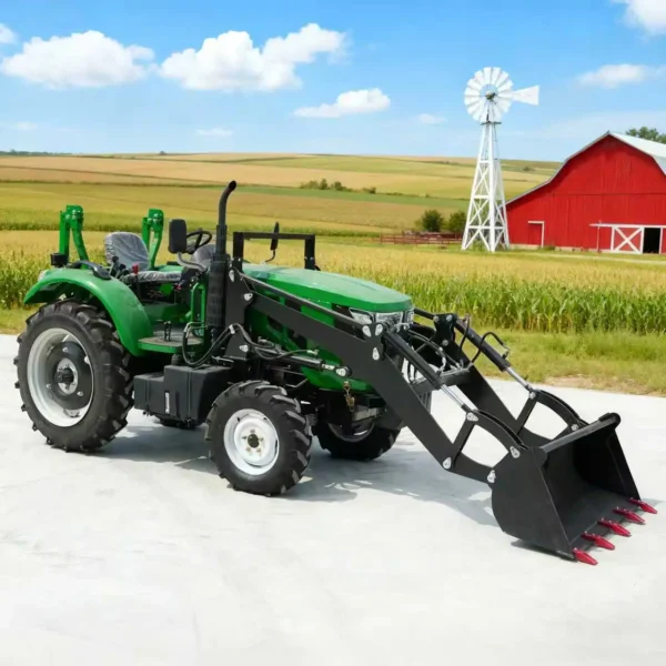 Free Shipping Tractor Euro 5 CE EPA Farm Hydraulic Rotary Power 4x4 Diesel Tractor Multifunctional Agriculture Wheel Tractor 1