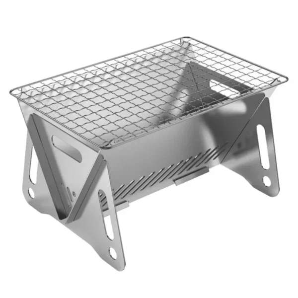 Charcoal Barbecue BBQ Grill Heating Furnace Folding Tourist for You Wood Stove Tools Ring Camping Rings Outdoor Grille 18 Belt