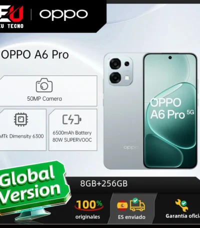 EU version OPPO A6 Pro 5G Smartphone 8GB+256GB,6500mAh,MTk Dimensity 6300,AMOLED,50MP AI Main Camera IP69 1