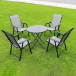 Outdoor Folding Table and Chairs Set Portable Garden Leisure Picnic Table Camping Travel Multifunctional Table Chair Furniture