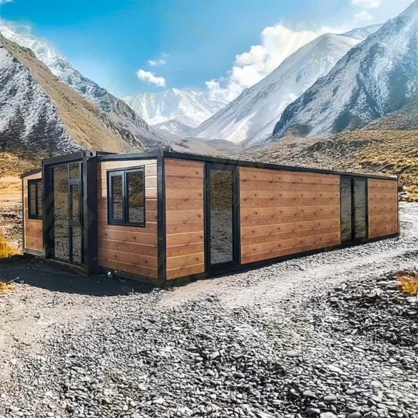 Casa Modulares Modular Homes From China Two Apartments of Two Rooms Self Contained Concrete Portable House with Bathroom