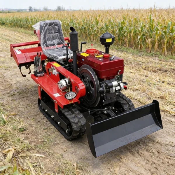 Customized Crawler Tractor 25hp, 30hp, 35hp, 40hp Mini Rotary Tiller Agricultural Machinery 1