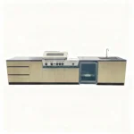 Modern Villa Terrace BBQ Station with Garden Full Aluminum Cabinets 6 Burners Prefabricated All-in-One Outdoor Kitchen Grill