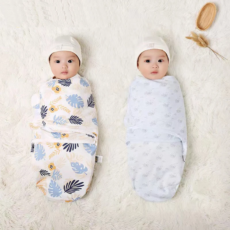 Baby Blanket Hat Set Cartoon Printed Cotton Newborn Swaddle Adjustable Infant Sleeping Swaddle Wraps All Seasons 0-6 Months Baby Blanket Hat Set Cartoon Printed Cotton Newborn Swaddle Adjustable Infant Sleeping Swaddle Wraps All Seasons 0-6 Months