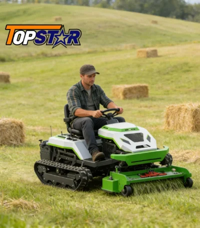 Electric Remote-controlled Adjustable Grass Shredder Snowplow Lawn Mower Bulldozer Multifunctional Garden Equipment 1