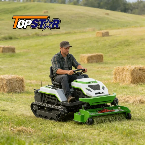Electric Remote-controlled Adjustable Grass Shredder Snowplow Lawn Mower Bulldozer Multifunctional Garden Equipment 1