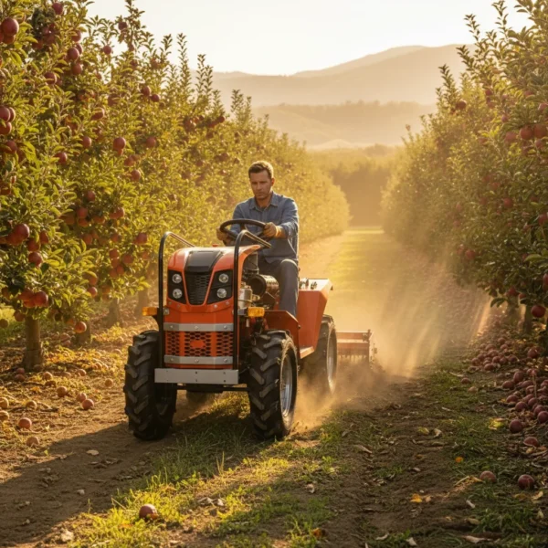 Wear-resistant Agricultural Wheeled Tractor with Stable PTO System, Fits Diversified Farm Implements Attachments for Wet Farmlan 1