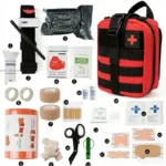 337Pieces Survival First Aid Kit, Durable 600D Nylon Trauma Bag, Essential Gear and Equipment, Emergency Kits for Camping Huntin