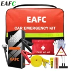 EAFC Roadside Assistance Emergency Kit Car Emergency Kit Emergency Kit with JumpStarter with Air PumpTire repair kit,First aid kit,Tow ROP