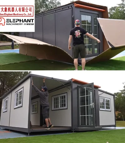 Container House Prefab Home With Expandable 2 Bedrooms and Foldable Design 1