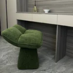 On the same day, rotatable solid wood makeup stool, single nail stool, home dining chair, Chenier bedroom, dresser stool