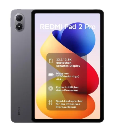 Xiaomi Redmi Pad 2 Pro Global Version 12.1" 2.5K Display Tablet,12000mAh Battery Snapdragon 7s Gen 4, Android 13 Wi-Fi 6 Tablet 1