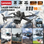 Lenovo GPS Drone With screen RC 8K Professional HD Aerial Photography Laser obstacle avoidance Three-axis gimbal Quadcopter toys