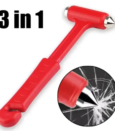 Car Buses Trucks Window Breaking Hammer Emergency Escape Safety Hammer Glass Breaker Seat Belt Cutter Tools 1