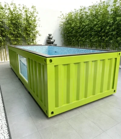 Container Swimming Pool Built-In Pool Firm Embedded Box Pool Long Service Life Outdoor Courtyard Villa Daily Swimming Place 1