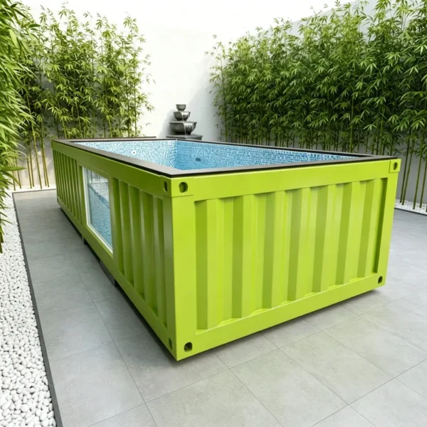 Container Swimming Pool Built-In Pool Firm Embedded Box Pool Long Service Life Outdoor Courtyard Villa Daily Swimming Place
