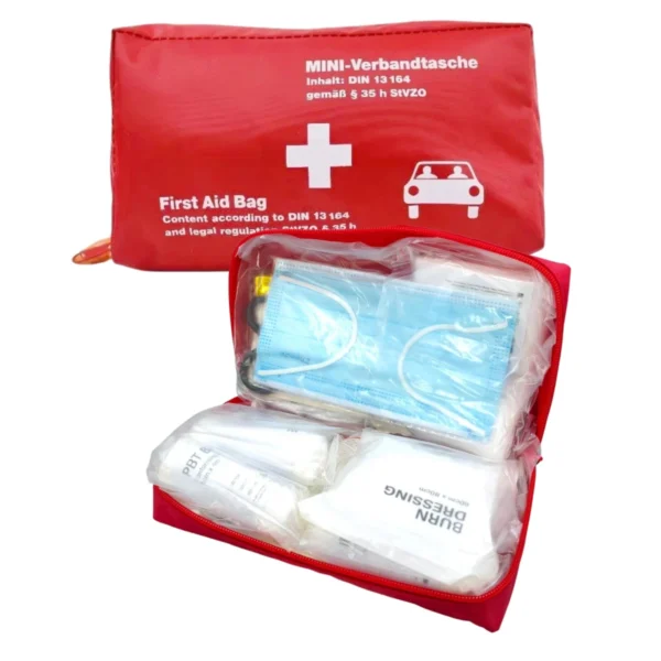 DIN13164 First Aid Kit Car Emergency Auto Medical Oxford Bag Home Travel Survival Standard Case Box Roadside Gear Set