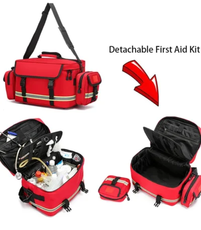 Waterproof Emergency First Aid Kit Detachable Rescue Backpack Large Capacity Storage Outdoor Camping Survival Kit Medical Kit 1