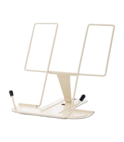 Adjustable Desk Book Stand Cookbook Holder Portable Bookrest Non-slip Page Clips for Thick Book Cookbook Textbook Recipe 1