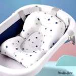 Baby Bathtub Pad Ajustable Bath Support Seat Mat Shower Cushion Newborn Foldable Baby Bath Seat Floating Security Water Pad