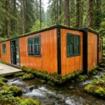 Portable Foldable House 6m×2.5m Prefab Expandable Container Room Mobile Office for Construction Worker
