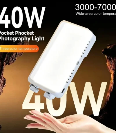 Portable LED Mini Fill Light Photography Sunset Lamp Adjustable Dual-color Soft Light for Selfie Vlog