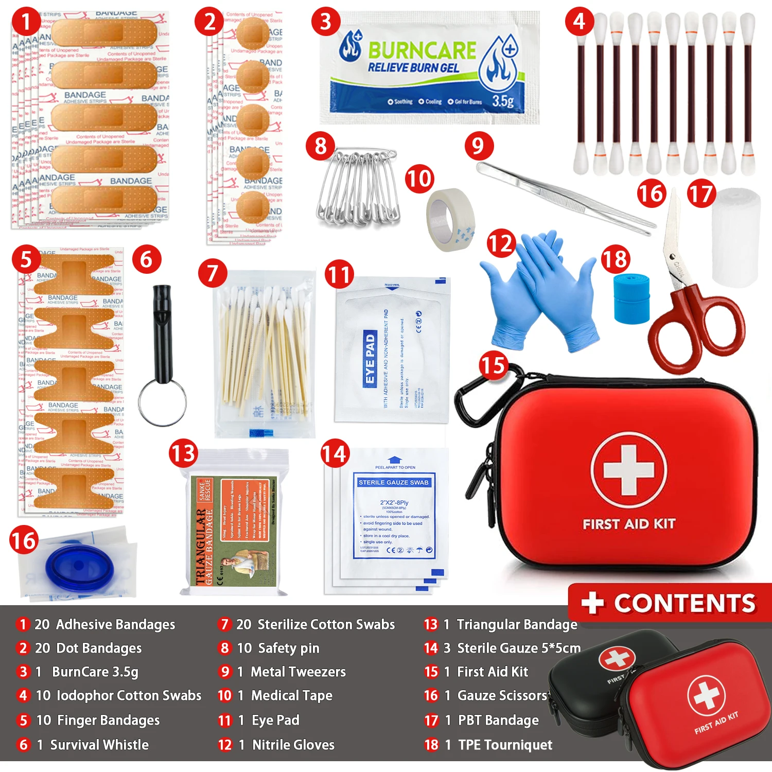 First Aid Kit Multi-purpose Emergency Medical Portable Medical Bag Outdoor Multi-functional Home Emergency edc Camping Hiking First Aid Kit Multi-purpose Emergency Medical Portable Medical Bag Outdoor Multi-functional Home Emergency edc Camping Hiking