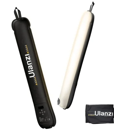 Ulanzi UA12 12W Portable Air Tube Light Bi-Color for Portrait Photograph Livestreaming 2700K-6500K CCT TPU Tube Light Stick