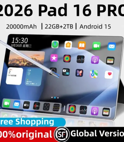 2026 5G Tablet Android 15 Brand New 11 inch 22GB RAM 2TB ROM Tablet Android 15 20000mAh 10Core WIFI Bluetooth Network Tablet 1