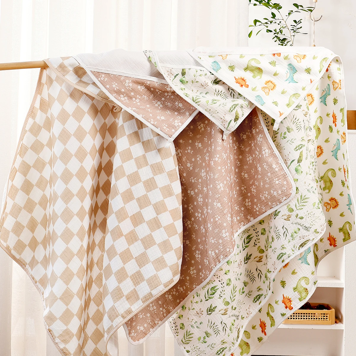 Happyflute Hooded Baby Towel 1Pc Cotton Soft Absorbent Reusable Washable Comfortable Gentle Care Newborn Toddler Bath Wrap Happyflute Hooded Baby Towel 1Pc Cotton Soft Absorbent Reusable Washable Comfortable Gentle Care Newborn Toddler Bath Wrap
