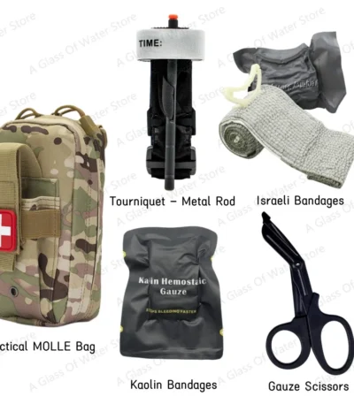 Outdoor IFAK Trauma Kit Bag Israeli Bandage First Aid Kit Shears Metail Tourniquet With Pen First Aid equipment 1