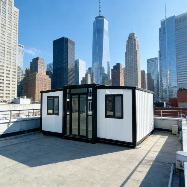 Customized Expandable Container House Mobile Home Folding Home Tiny Homes Cabin Complete Bathroom Kitchen Air Conditioner