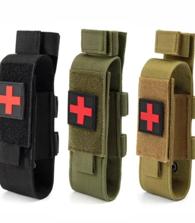 1/2-piece outdoor tactical military first aid kit, tourniquet, MOLLE survival backpack, medical care bracket, medical equipment, 1