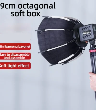 29cm Octagonal Softbox Quick Pack Light Box Mount Quick Mount And Release Photography Studio Accessories