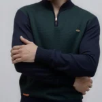 AIOPESON Men’s Striped Sweater Solid Color Knit Pullover Warm Luxury Cotton Autumn Winter Casual Turtleneck Mens Sweaters