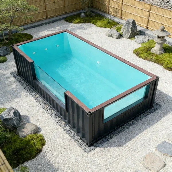 Customized European Piscinas Pool, Thickened Container Plate, Anti-slip Bottom Above Ground Pool for Safe Swimming