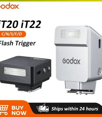 Godox iT20 iT22 C/N/S/F/O Touchscreen Pocket Flash TTL 2.4G Wireless on Camera Flash for Canon Sony Nikon Olympus Fujifilm
