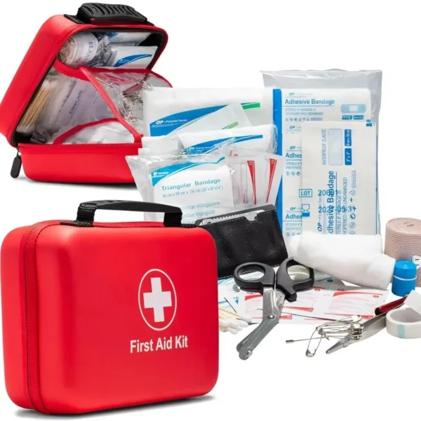 Portable First Aid Kit For Outdoor Adventures, Hiking, Car Traveling, And Camping (First Aid Kit Does Not Include Medication)