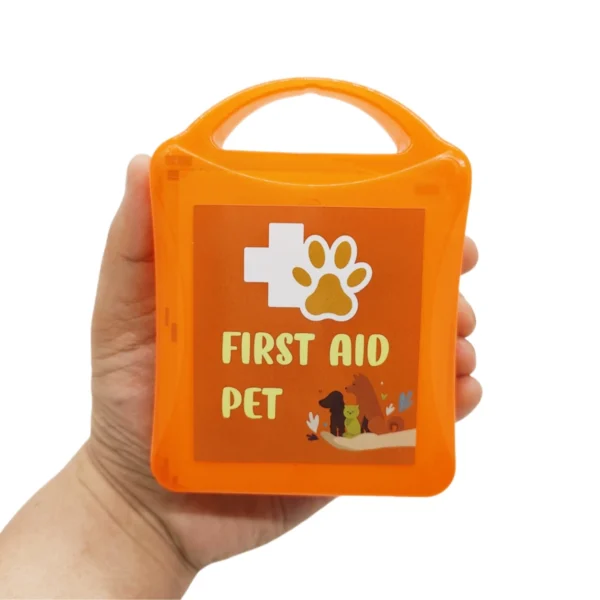 Lightweight Pet First Aid Kit Portable Dog Emergency Box for Wound Care Cuts Minor Injuries Travel Accessories