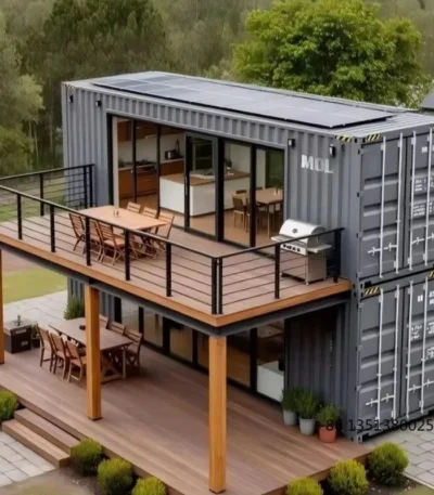 Expandable 40ft Container House Prefabricated Foldable Home Quick Installation Tiny House For Temporary Accommodation 1
