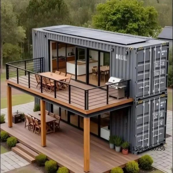 Expandable 40ft Container House Prefabricated Foldable Home Quick Installation Tiny House For Temporary Accommodation