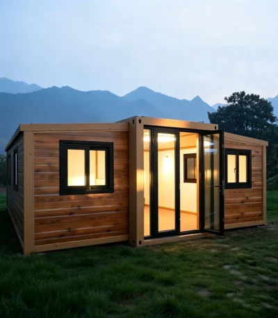 Customized Foldable Container House Modular Container House Temporary Housing Rustproof Weatherproof Foldable Home Long Life 1