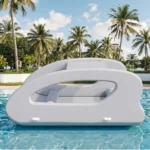 Real Factory Prices Manufacture Inflatable Yacht Catamaran Luxury Inflatable House Boat Sport with Engine for Floating Boat
