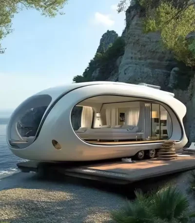 Durable Efficient Modular Steel Space Capsule Prefab House | For Home/Office/Apartment/Workshop/Gym 1