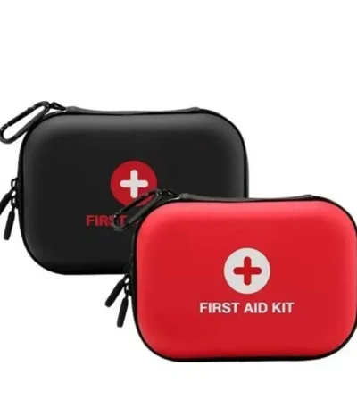 Portable Home First Aid Kit School Emergency Epidemic Prevention PU Waterproof First Aid Kit Car EVA Hard Shell Storage Kit 1