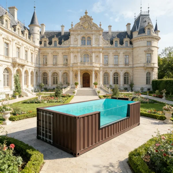 Customized Prefab Shipping Container Swimming Pool Quick Assembly Sturdy Design for Home Yard Balcony Villa Backyard Pool
