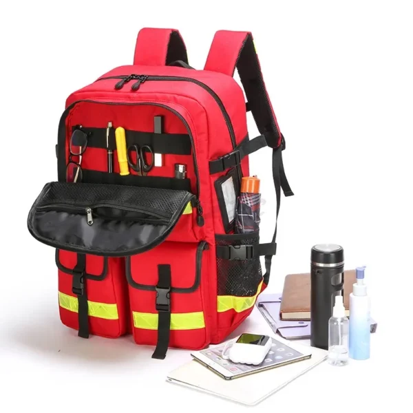 Large Capacity Waterproof First Aid Kit Forest Firefighting Backpack Flood Prevention and Rescue Kit Emergency Equipment Kit