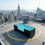 Customized 20ft Modular Shipping Container Swimming Pool Prefab Above Ground Sturdy Durable with Filter System for Family