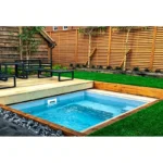 Dive Glass Swimming Pools Container Pool Transparent Movable Box Pool Novel Style Outdoor Scenic Villa Bathing Leisure Facility