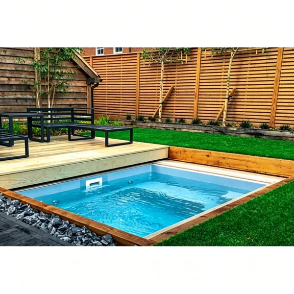 Dive Glass Swimming Pools Container Pool Transparent Movable Box Pool Novel Style Outdoor Scenic Villa Bathing Leisure Facility